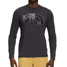 The North Face Men's Long-Sleeve Tri-Blend Bear T Shirt
