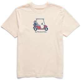 Life Is Good Men's My Weekend Ride Golf Crusher T Shirt