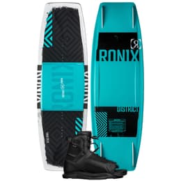 Ronix Men's District with Divide 7.5-11.5 Wakeboard Package '22