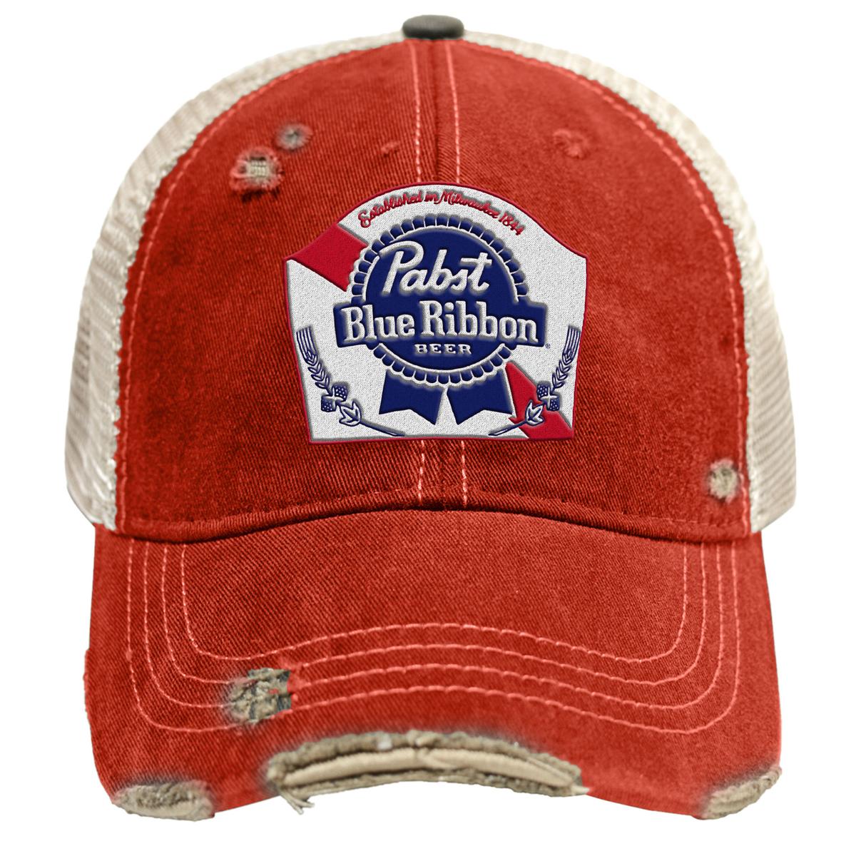 Original Retro Brand Pabst Blue Ribbon Beer Trucker Hat - Sun & Ski Sports