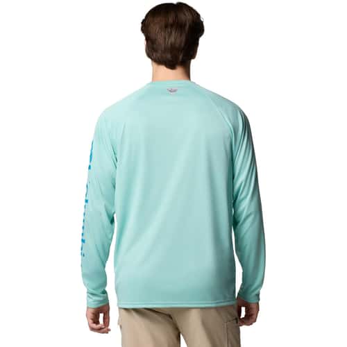 Columbia Men's PFG Terminal Tackle Heather Long Sleeve Shirt alt image view 2