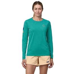 Patagonia Women's Capilene® Cool Daily Graphic Long Sleeve Shirt-Waters