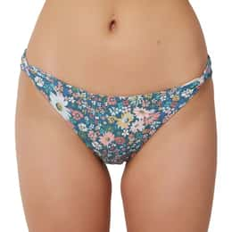 O'Neill Women's Eliza Ditsy Sunset Twist Side Swim Bottom