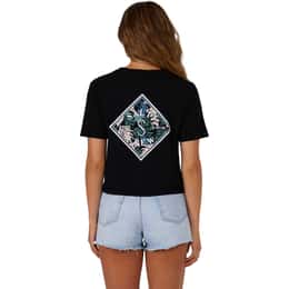 Salty Crew Women's Tippet Fill Crop T Shirt