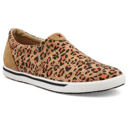 Twisted X Women's Slip-On Kicks Casual Cheetah Shoes