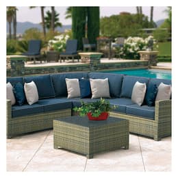 North Cape Cabo Willow 4-Piece Armless Sectional Set