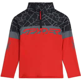 Spyder Little Boys' Bug Half Zip T-Neck