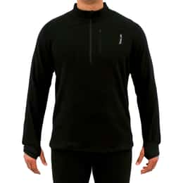 Hot Chillys Men's La MontaÃ±a Fleece Zip T-Neck