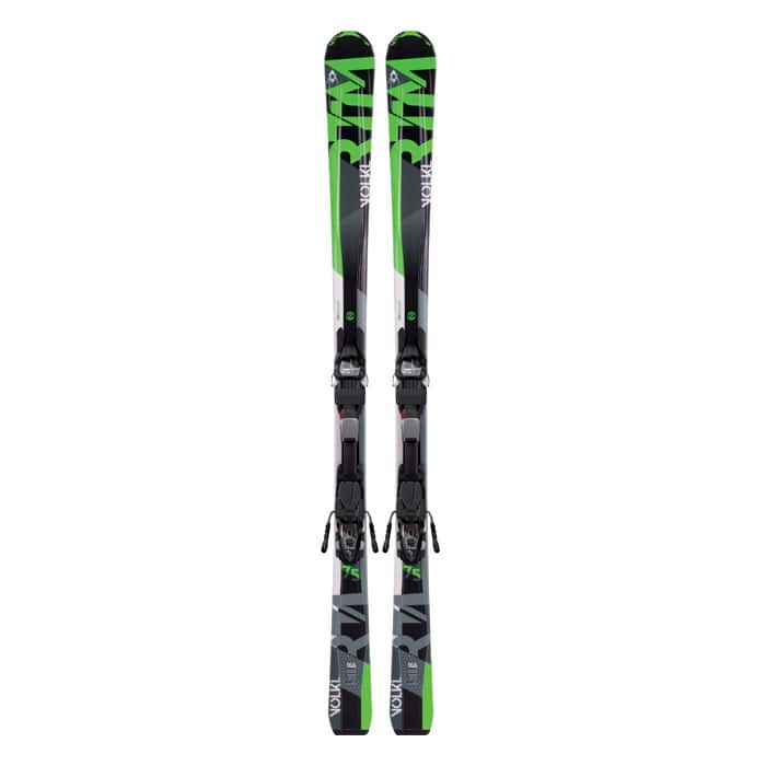 Volkl Men's RTM 75 All Mountain Skis with 4Motion 10.0 Bindings