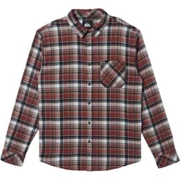 Quiksilver Men's Breakwater Stretch Long Sleeve Flannel Shirt