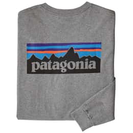 Patagonia Men's Long-Sleeved P-6 Logo Responsibili-Tee® T Shirt