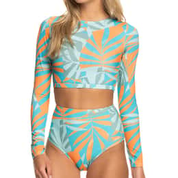 ROXY Women's Pro Nose Ride Crop Lycras Rashguard