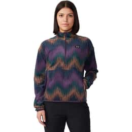 BLACK DIAMOND LADIES ROADIE 1/4 ZIP FLEECE TOP BORDEAUX-CARBON EXTRA LARGE  - SKI CELLAR SNOWBOARD