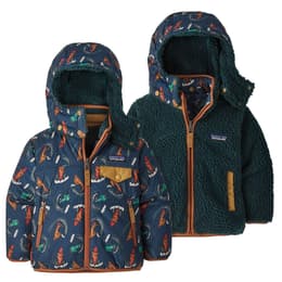 Patagonia Boys' Baby Reversible Tribbles Insulated Hoodie