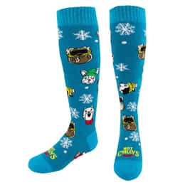 Hot Chillys Kids' Snow Pups Mid Volume Socks