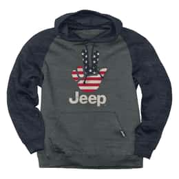 Jeep Men's American Wave Raglan Hoodie