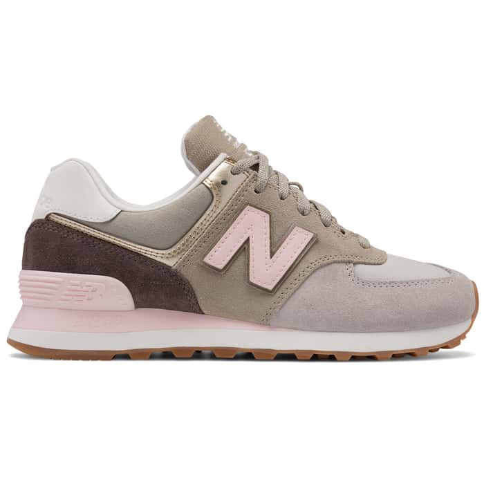 New Balance Women's 574 Metallic Patch Runn