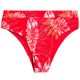 ROXY Women's Seaside Tropics Smocked Bikini Bottoms