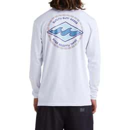 Billabong Men's Rotor Diamond Long Sleeve Surf Rash Guard