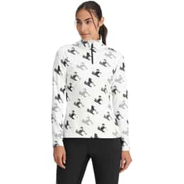 Spyder Women's Vivid Half Zip Turtle Neck Baselayer Top