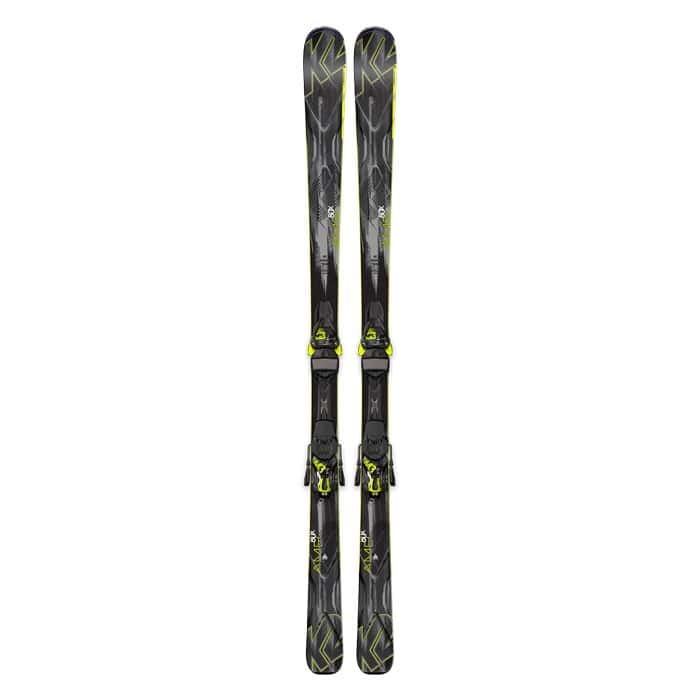 K2 Men's AMP 80X All Mountain Skis with M3 12 TC Bindings '15