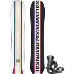 Salomon Men's Dancehaul Snowboard + Salomon Trigger Snowboard Bindings Package '24