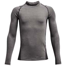Under Armour Boys ColdGear Armour Mock Long Sleeve Shirt