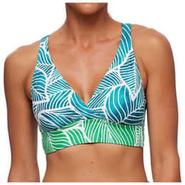 Next by Athena Sailaway Stripe Sports Bra Swim Top & High Waist