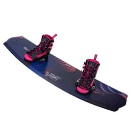 Hyperlite Girls' Eden Jr Wakeboard Package with Jinx 4-8.5 Bindings