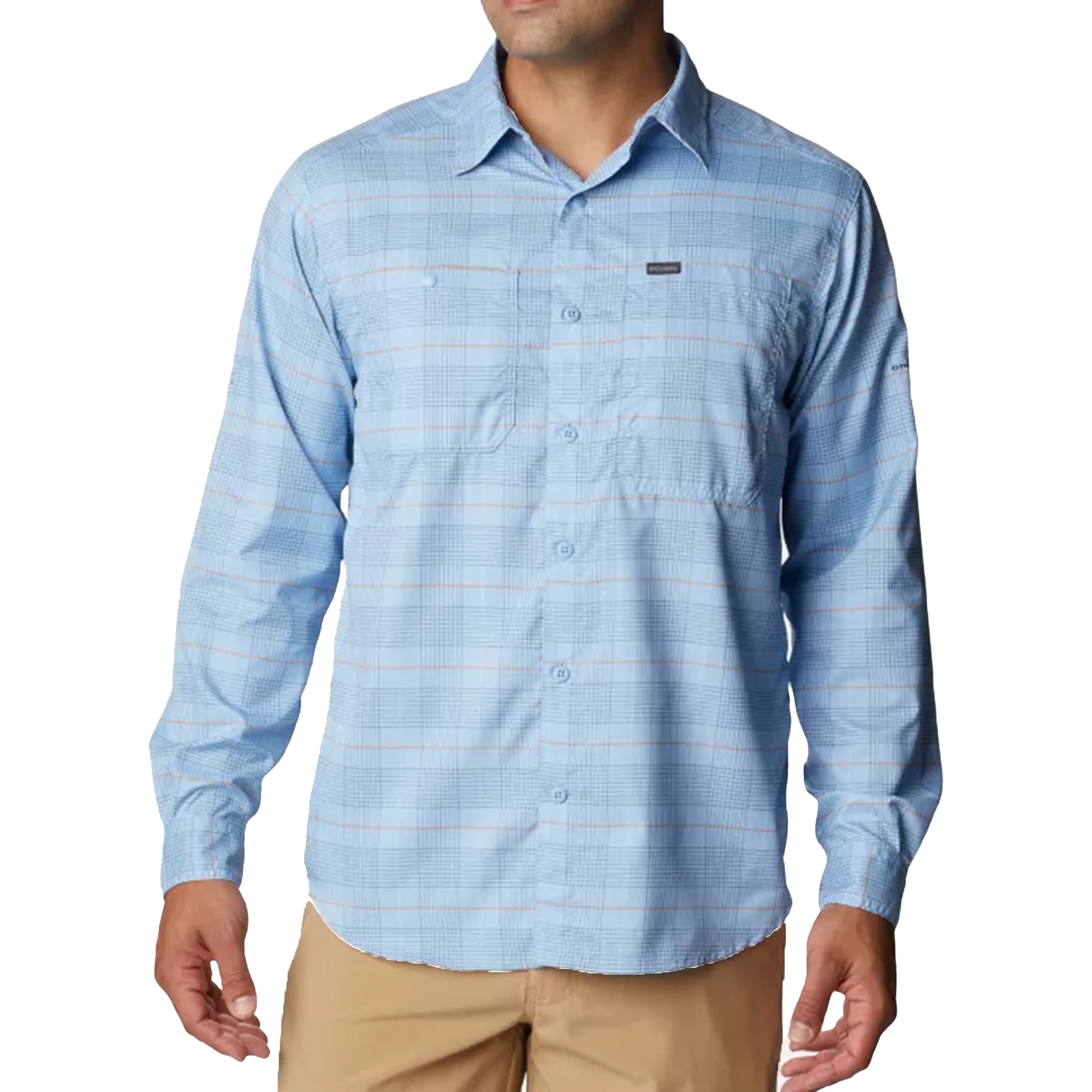 Columbia Men's Silver Ridge Utility Lite Plaid Long Sleeve Shirt -  00195978736829