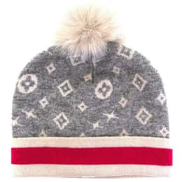 Mitchies Matchings Women's High Fashion Faux Pom Beanie