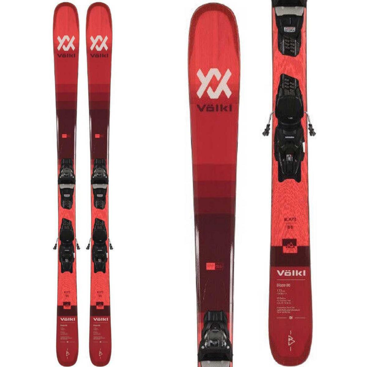 Volkl Mens Blaze 86 W Skis with VMotion 11 Bindings 24 - Sun & Ski Sports