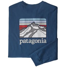 Patagonia Men's Long-Sleeved Line Logo Ridge Responsibili-Tee® T Shirt