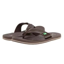 Sanuk Boys' Root Beer Cozy Sandals