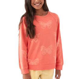 O'Neill Girls' Lillia Butterfly Fleece Sweatshirt