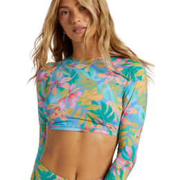 Billabong Women's Tropic Daze Cropped Rashguard