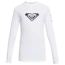 ROXY Girls' Whole Hearted Long Sleeve UPF 50 Rashguard