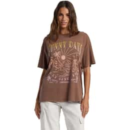 ROXY APPAREL Women's Sunny Days Oversized Boyfriend T-Shirt