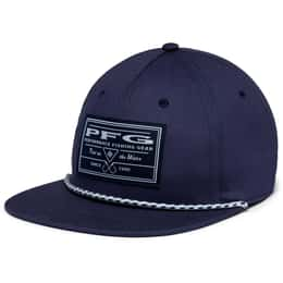 Columbia PHG Leather Game Flag Snap Back-Mid Crown