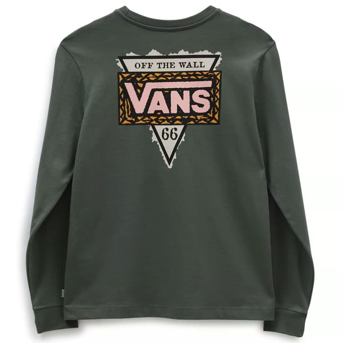 Vans Women&#39;s First Stitches Long Sleeve T S
