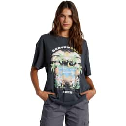 ROXY Women's Beachy Days Oversized Boyfriend T Shirt