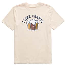 Life Is Good Men's I Like Crafts Short Sleeve T Shirt