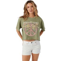 O'Neill Women's Peace Flower Short Sleeve T Shirt