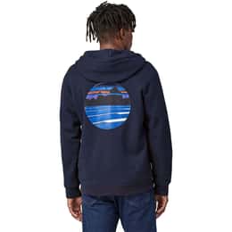 Patagonia Men's Skyline Stencil Uprisal Full-Zip Hooded Sweatshirt