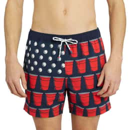 Party Pants Men's Weekend Send 5" Swim Trunks