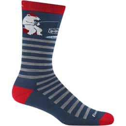 Darn Tough Vermont Men's Wild Life Crew Lightweight Casual Socks