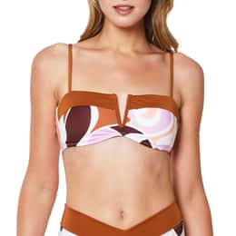 Sanctuary Women's V Wire Bandeau Bikini Top