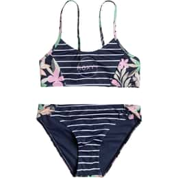  Roxy Girls' Paradisiac Island Bralette Swimsuit Set