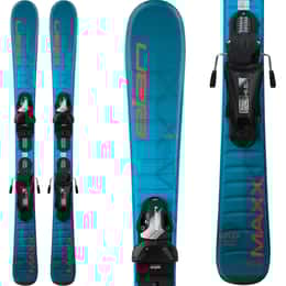 Elan Kids' Maxx Blue Skis with EL 4.5-7.5 GripWalk CA Jrs Bindings '25