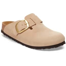 Birkenstock Women's Boston Big Buckle Nubuck Casual Shoes